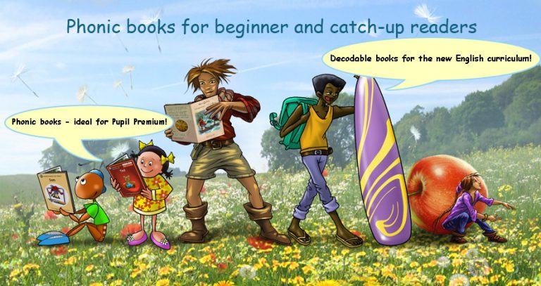 Phonic Books for beginner and catch-up readers